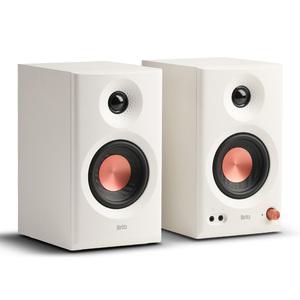 브리츠 BR-Monitor5 컴퓨터스피커 블루투스 모니터 스피커 액티브+패시브 게이밍 북쉘프 데스크탑 노트북