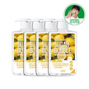 슈가버블 베이킹소다 주방세제 레몬 용기 750ml x 4개