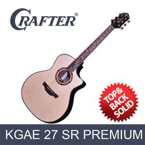 크래프터 KGAE-27 SR PREMIUM 탑백솔리드 EQ장착 통기타