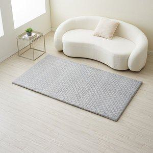 [한일좋은자리] 탄소섬유 토퍼 접이식 매트리스 사계절용 라이트그레이 싱글