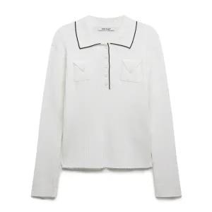 [롯데백화점]나이스클랍 포켓 카라 골지 니트탑 (N251PWK216)