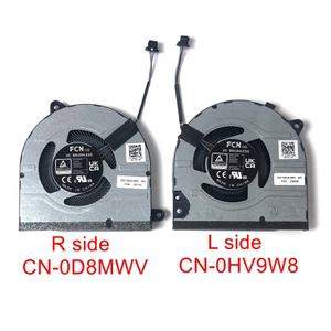 델 노트북 CPU GPU 냉각 FAN 0HV9W8 0D8MWV FQ6P FQ6Q DC5V 0.5A DFS5K12214161H 023.100U3.0001 023.100U4