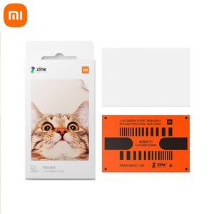 호환 샤오미 3 인치 미니 포토 프린터10개 세트/20개 세트 ZINK 포켓 프린터 용지 자체 접착 프린팅 시트