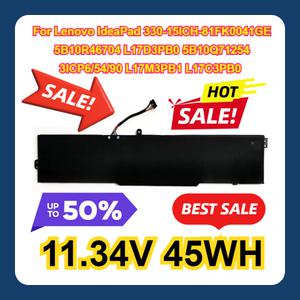 Laptop 배터리 11.34V 45WH For 레노버 IdeaPad 330-15ICH-81FK0041GE 5B10R46704 L17D3PB0 5B10Q71254 3IC