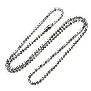 볼체인 목걸이 군번줄 50cm 30p-WFFQQCT