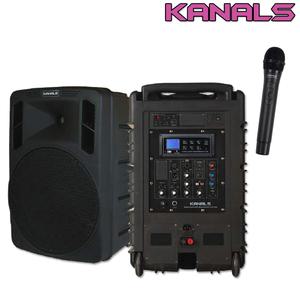 BK-881N카날스 충전식 앰프 300W, 1채널 무선 마이크,블루투스,USB,에코 녹음