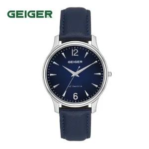 가이거(GEIGER) 남성 가죽 시계 GE1236WTBU M