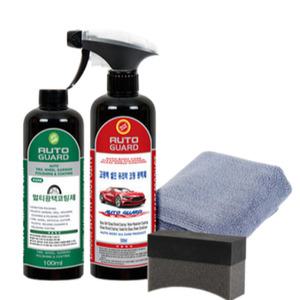 오토가드 유리막코팅광택제 4종 5종세트 자동차 유리막코팅제 발수코팅제
