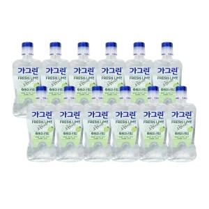 가그린 후레쉬 라임 구강청결제 750ml x12개