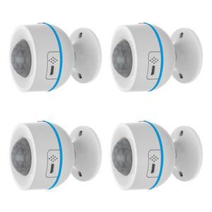 4PCS Z-Wave 700 PIR Motion Detector With Temperature Humidity Light Sensor Home Work Vera C