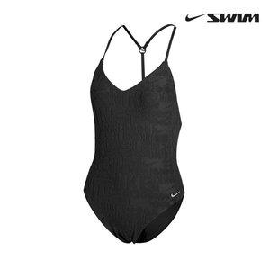 [나이키] NIKE 스윔 앤서 레트로 플로우 T백 하이컷 여성 원피스 수영복 NESSE244-001