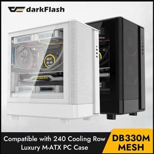 Darkflash DB330M 메쉬 PC 컴퓨터 케이스 Gabinete 게이머 USB 3.0 지원 240 수냉 미니 Matx ITX Diy 게임