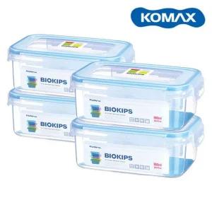 코멕스 바이오킵스 밀폐용기 직사각 900ml X 4개