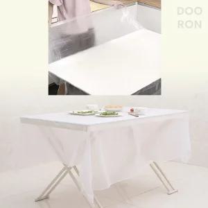 두론샵 일회용 식탁보 180X180CM 비닐 10P 깔개 테이블보 행사 집들이 매트 덮개