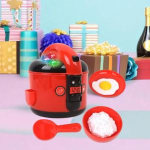 에그앤쿡 소꿉놀이 멜로디 밥통 밥솥 (빨강) 주방 식기 음식 모형 역할놀이 장난감 밥