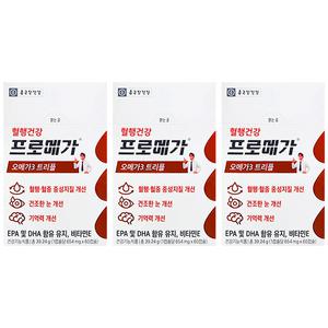 종근당건강 프로메가 오메가3 트리플 장용성 60캡슐 3박스
