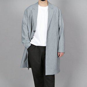 [우기브로]남자 빅사이즈 에리띠에 헤링본  코트