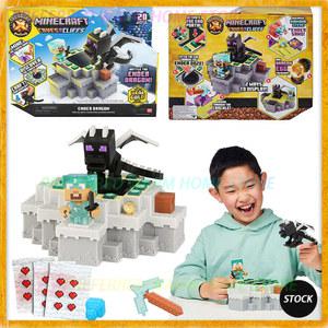 Moose Treasure X 마인크래프트 블라인드 박스 스티브 좀비 피글린 네더 포털 엔더드래곤 골드 보이 모델 선물