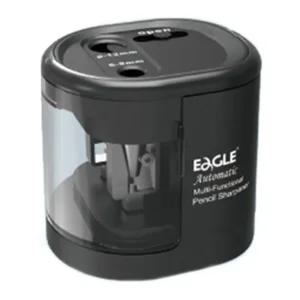 이글)전동연필깍이(2홀 EG-5161)/상단/장착/동물/어린이날/심조절/유선/티티/경인/연필깍이/화이트