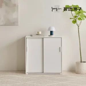 장인가구 마운트 다용도 높은 슬라이딩 수납장 800