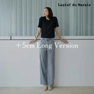 라삐아프  텐셀 데님팬츠 2종 롱버전 [런칭 가격 69,900원]