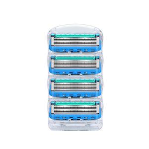 호환용 스킨텍 프로쉴드 면도날(4입) 옐로우 4개입 컴포트가드 편안함 윤활스트립 매끄러움