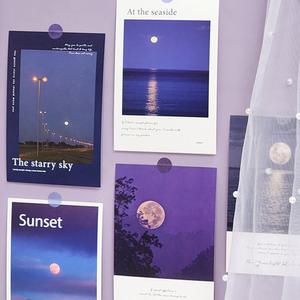 달모양감성엽서세트특이한 달모양엽서모음 다꾸용엽서모음 디자인이예쁜 사진엽서시리즈