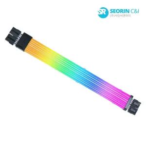 [서린공식] 리안리 STRIMER WIRELESS GPU 2x8핀 케이블 (PW8-1W, 0.34m) 컨트롤러 미포함