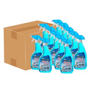 옳은유통 초강력 유리세정제 글래스크린 600ml 한박스12개입/ 학교 차량 유리 거울 창문 닦기 청소 세정제