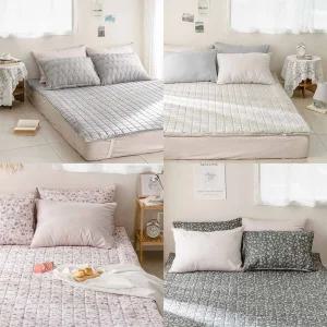 먼지없는 항균 누빔 밴딩형 온수매트커버 패턴 Q