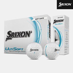 [스릭슨]던롭코리아 스릭슨 얼티소프트5 저압축 고반발 골프볼[화이트][2피스 12알]