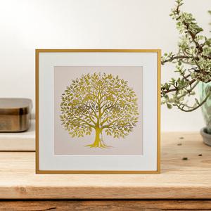 돈들어오는그림 금나무 황금 돈나무 액자 개업선물 집들이선물 30cm A3