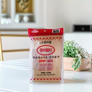 엘지 먼지봉투 10P 진공청소기용 봉투 종이필터 먼지봉지 교체용 리필 (VPF-300)