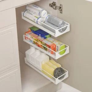 주방 하부장 슬라이딩 레일 정리 벽선반/정리함/정리대/수납/다용도/수납함/싱크대/씽크대/거치대/선반