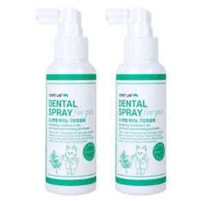 리스펫 강아지 고양이 뿌리는 덴탈 스프레이 100ml X2 BNS