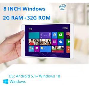 X80 8인치 듀얼 OS 안드로이드 5.1+ 윈도우 10 미니 태블릿 PC 2GB RAM 32GB ROM 1920 x 1200 IPS CPU Z835