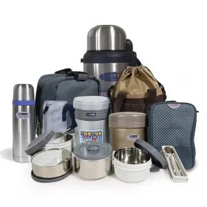 [코스모스] 보온도시락/스테인레스/으뜸/밥통/죽통/보온병/물병/수능/등산/캠핑/가방/어린이