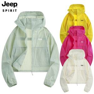 JEEP SPIRIT 여성 바람막이 데일리 방풍 자외선 차단 기능성 아웃도어 등산 자켓