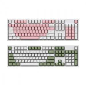 COX CSK105 VIA 실리콘 사운드 뎀퍼 유무선 기계식 핑크 (페블축) 유무선 105키 C타입 RGB 키보드