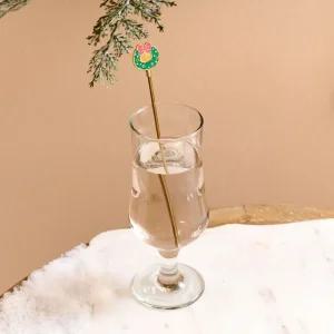 [모던하우스] XMAS 메리티파티 스테인레스 머들러스틱 XMAS리스 20cm