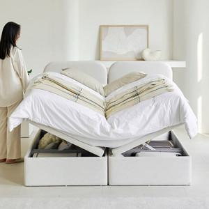 아씨방가구 플랜스 트윈 부부 패브릭 수납 호텔 리프트업 침대 K