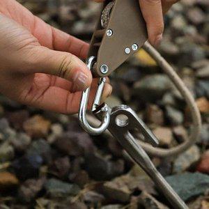 [JHN6O2S7_53D4]캠핑 타프 스트링 스토퍼 비너 로프 끈 5M