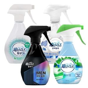 페브리즈 특수 섬유탈취제 370ml 4종택1 패브리즈맨
