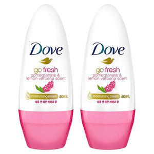도브 석류앤레몬 데오드란트 롤온 40ml 땀억제제 땀냄새제거 2개
