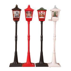 크리스마스 가로등 눈내리는 램프 음악세트 랜턴 레드 스탠드 시소 거실 오르골 A모델