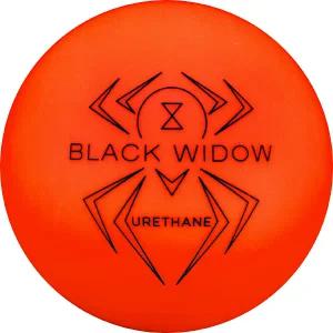 햄머 - 블랙위도우 오렌지 솔리드 우레탄 /소프트볼/훅볼/볼링용품