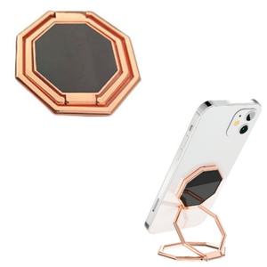 스마트폰자석거치대 접이식회전그립거치대 휴대폰톡링 로즈골드