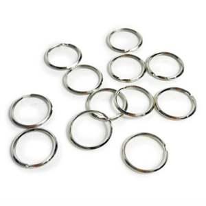 [2개묶음] 키링연결 고리 열쇠고리스텐고리원형링 키링만 O링 키링재료 diy재료