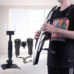 전자색소폰 허리 홀더 색소폰 로란AE20 악기 지지대 브라켓 백색 에어로폰 휴대용