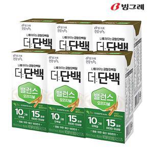 빙그레 더단백 밸런스 오리지널 드링크 190ml (6입) 프로틴 단백질 음료